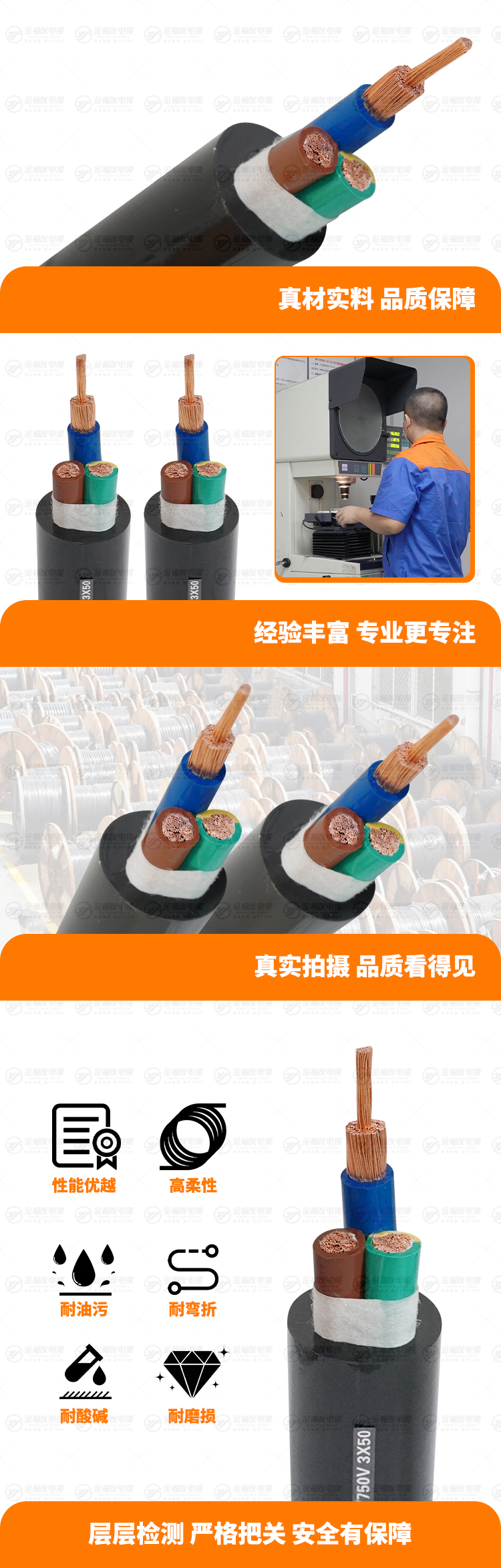 新豪利777官网产品详情页-YCW-450-750V-3X50